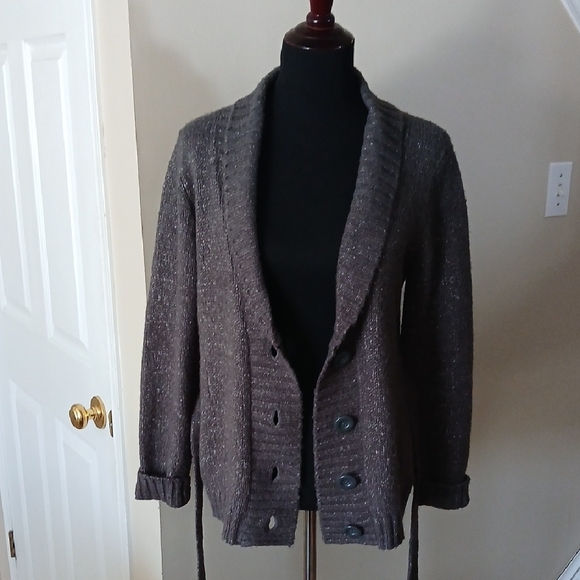 Kersh Dark Grey Women's Cardigan Sweater - Picture 7 of 9